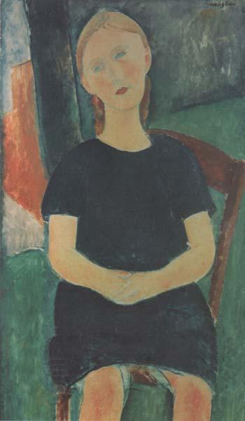 Amedeo Modigliani Jeune fille sur une chaise (mk38) oil painting picture